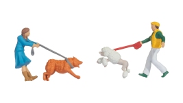 NOCH 16602 - H0 - Funny-Scenes Hundebegegnung